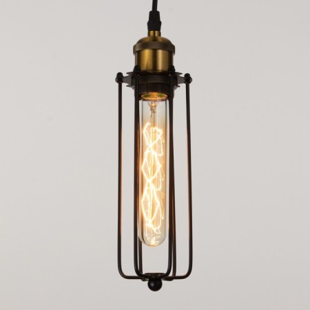 Lamp Bayerlux 2099/1bk E27 40W Black 6x6x18-118 cm-2