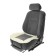 Nabbage on the seat Matech Alaska Line, fur, 48 x 52 cm, white, gray