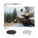 Shelf for flowers solo-3, round, wenge
