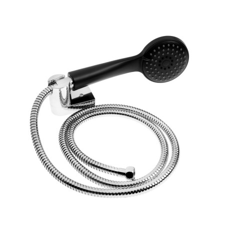 ACCOONA A63122F bath mixer, single -leaf, short spout, black-3