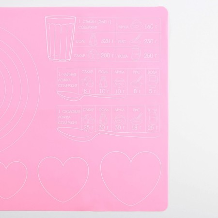 Silicone for baking "Cooking with love", 64 x 45 cm-3