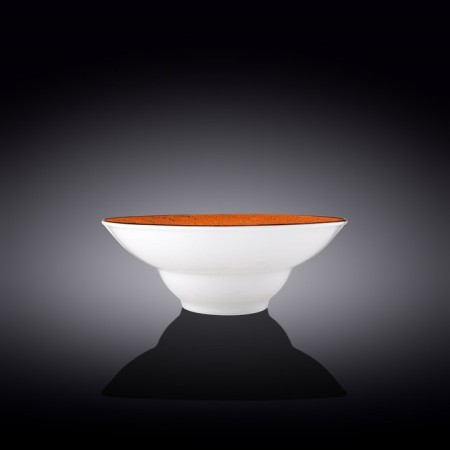 Deep plate Wilmax England Splach, D = 22.5 cm, 1.1 l, Orange color-1
