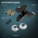 Bath mixer Zein Z3676, single-leaf, without shower set, ABS plastic, black