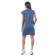 Relief dress, size 46, indigo color