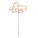 Topper for a wooden cake "Happy Birthday", classic