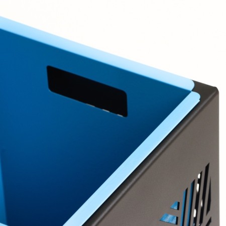 Garden-park urn "Cube" 44 l, 30 x 30 x 70 cm, housing 2 mm, tank 0.5 mm-2