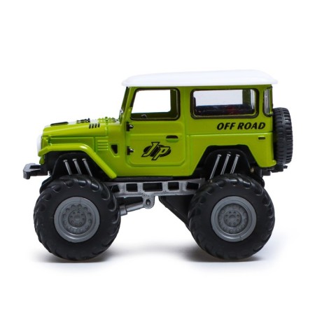 Metal machine "Big Foot", inertial, green color-1