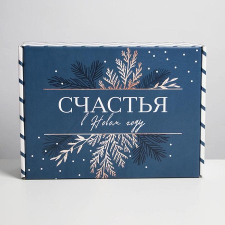 Folding box "Happiness", 30.7 x 22 x 9.5 cm, new year-3