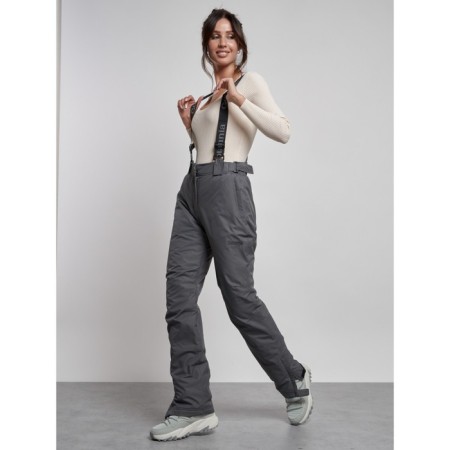 Semi -combinezone ski insulated female winter, size 44, color gray color-24