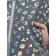 Vest for girls, height 122 cm, silver color