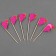 Skewers "Heart", in a set 6 pieces