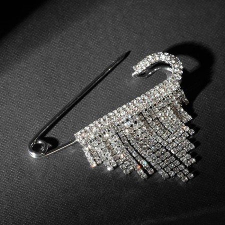 Cascade Cascade, 7cm, white color in silver