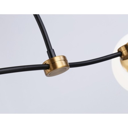 Suspended Ambrella Light, Modern, TR2555, 6HE27, Black color, bronze-4