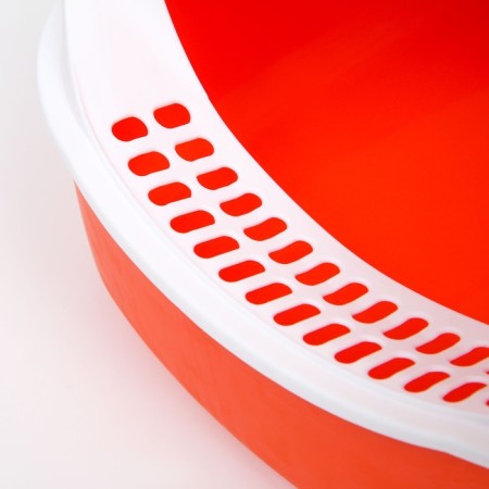 Domik toilet 43 x 32 x 28 cm, white-red-2