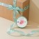 Satin tape, gift packaging, "tropics", 2 cm x 5 m