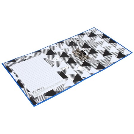 PAPKA-registrar A4 75mm Calligrata laminated, jeans blue-6