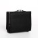Women's wallet on the button, black color