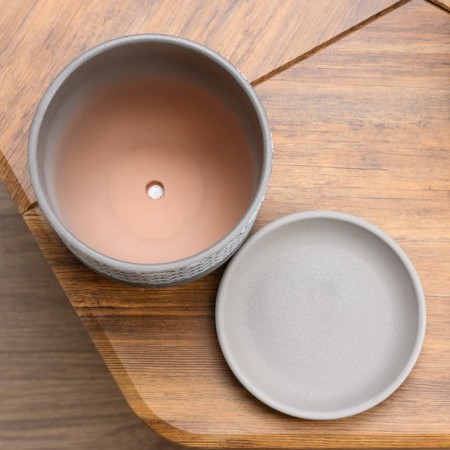 Flower pot "Hokkaido" Gray Book No. 3 2.79 L-3