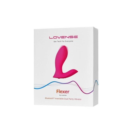Vibrator Flexer Lovence, 10.1 cm, silicone, pink color-11