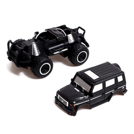 Radio -controlled "SUV", works on batteries, black color-3