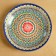 Largan Rishtan ceramics "Patterns", 25 cm, blue