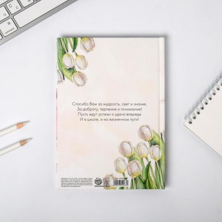 Gift set "Teacher": A5 diary, 80 sheets, planing with tear -off sheets, 50 sheets-12