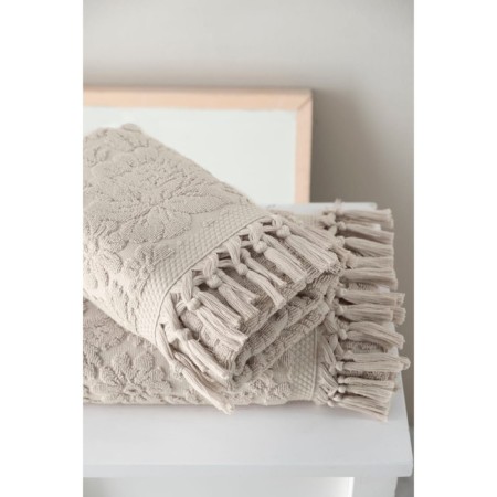 Tainted tange Arya Home Barry, 300 g, size 70x140 cm, beige color-2