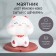 Plastic pendulum from the solar battery "Cat Mani-Neko, well-fed with cheeks" 10x10x10.3 cm