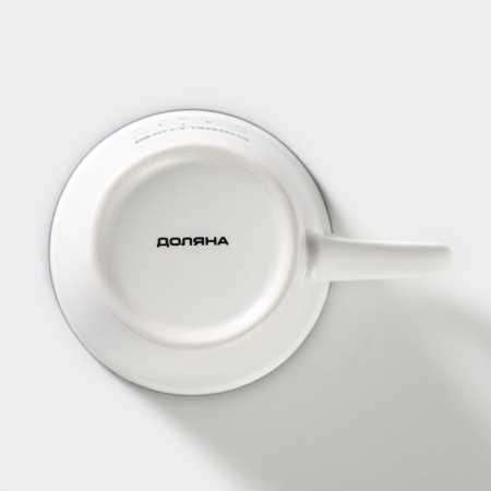 Porcelain share mug "Formula Coffee", 340 ml, white and black color-3