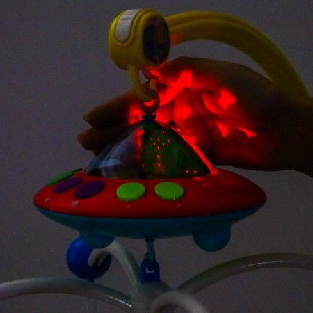 Mobile Musical "Sky" with a nightlight, control panel-4