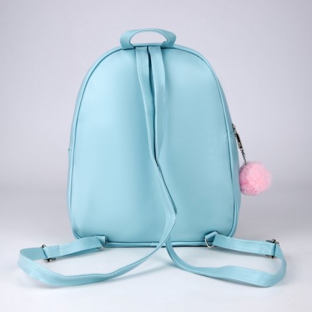 Baby backpack for a girl with a brilliant pocket "kitten", 27x23x10 cm-4