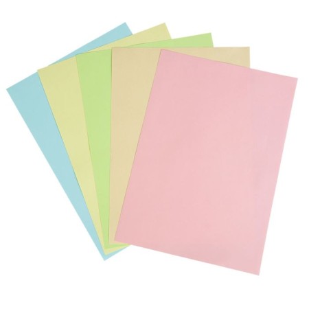 Color paper A3, 50 sheets of calligrata pastel, 5 colors, 80 g/m²-2