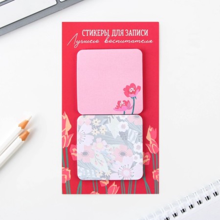 Gift set to the “beloved teacher”: A5 diary, 80 sheets, pen, stickers, thermostatic 350 ml and magnetic bookmarks-6