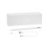 Stylus for iPad 2018-2022, 140 mAh, high-precision, sensitive to inclination, magnet, white