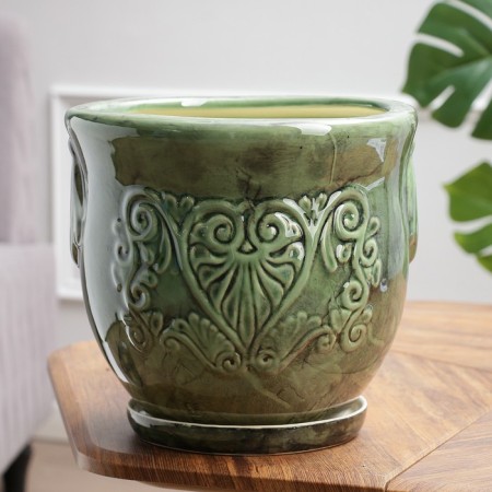 Set of pots 3 pcs. Sirius Green: 8.5l, 3.5l, 1.6l-1