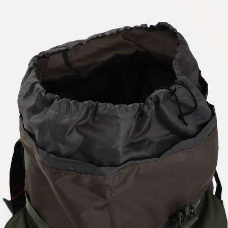 Tourist backpack, TAIF, 65 l, screed department, 3 outer pockets, khaki color-11