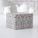 Ceramic "flower" sugar tower, white color