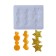 Form Silicone universal "hairpin" 3 types of hairpins