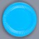 Disposable plate plate plain, blue 18 cm, set 10 pieces