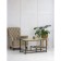 Gouring Payper table, 985x488x488, Black Muar/Dub Sonoma