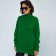 Women's sweater, green color, size 48-52