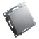 1-clavy switch (mechanism) 250V, 10A, series of Catherine, silver, GLS10-7103-03