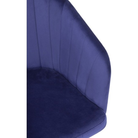 Computer chair thibault plastic/velor, black/blue 60x60x81 cm-5