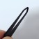 Direct tweezers, narrow, 8.5 cm, black color