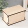 Casket for painting Castle 16x10x9 cm, Plywood 6mm