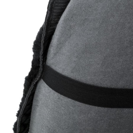 Kit on the seat, natural wool, black-2