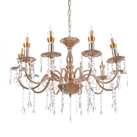 Sandra chandelier 10he14 40W gold 62x62x32 cm