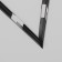 Angle-connector 45 ° Exign built under GCL 12.5 mm, black