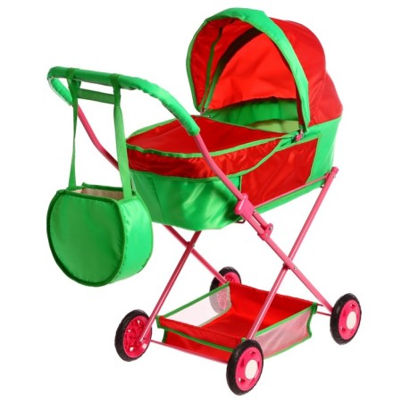 Puppet stroller No. 4, red-green color