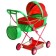 Puppet stroller No. 4, red-green color